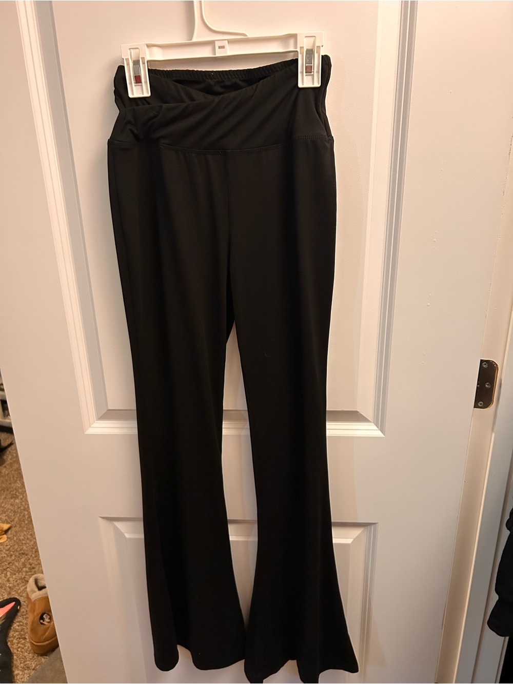 Target Black Flare Pants - Pull-On High Waist